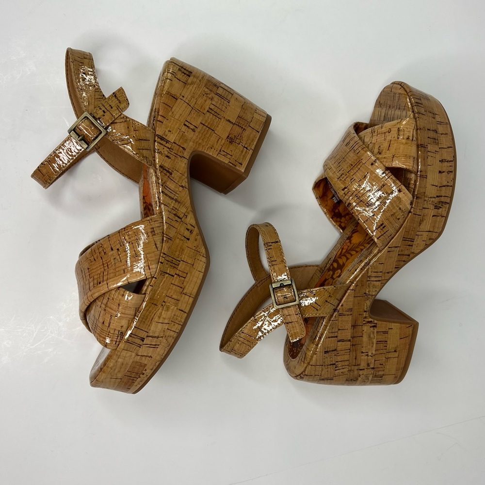 Kork-Ease Korks Calda Sandal Platform Chunky Slingback - Picture 4 of 13